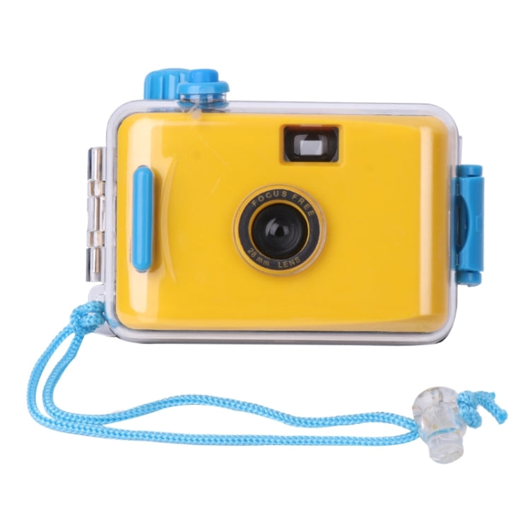 SUC4 5m Waterproof Retro Film Camera Mini Point-and-shoot Camera for Children, Black White, Pink, Baby Blue, White, Yellow – Waterproof