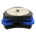 DLEV-3838 Precision Bubble Level Leveling Base Tripod Head Plate with 3/8 inch Screw & 3 Adjustment Dials for Tripod Mount, DLEV-3838 DLEV-3838