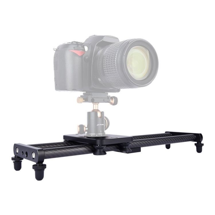 YELANGU L40T 40cm Carbon Fiber Slide Rail Track for SLR Cameras / Video Cameras, L40T 40cm L40T 40cm