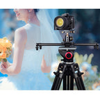 YELANGU L40T 40cm Carbon Fiber Slide Rail Track for SLR Cameras / Video Cameras, L40T 40cm