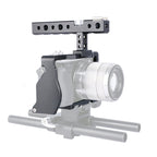 YELANGU C6 Camera Video Cage Handle Stabilizer for Sony A6000 / A6300 / A6500 / A6400, Handle Stabilizer Handle Stabilizer