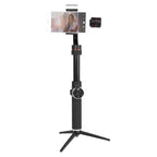 AFI V5 Smooth 3-Axis Handheld Aluminum Brushless Gimbal Stabilizer with Tripod Mount & Fill Light for Smartphones within 6 inch, Support Face Tracking Default Title