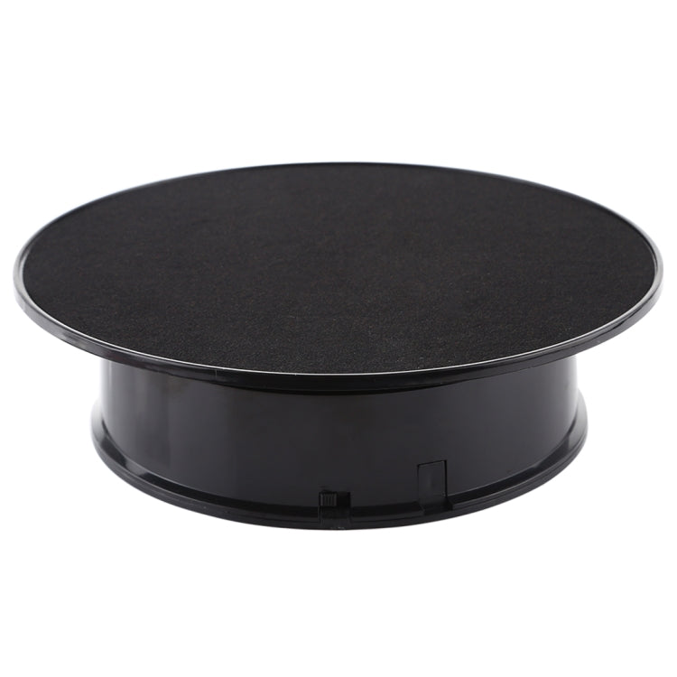 20cm 360 Degree Electric Rotating Turntable Display Stand Photography Video Shooting Props Turntable, Load 1.5kg, Powered by Battery & USB, 20cm/Powered by Battery or USB(B), 20cm/Powered by Battery or USB(W), 20cm/Powered by Battery or USB(W+B) 20cm Powered by Battery or USB(B) Black