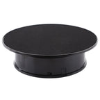 20cm 360 Degree Electric Rotating Turntable Display Stand Photography Video Shooting Props Turntable, Load 1.5kg, Powered by Battery & USB, 20cm/Powered by Battery or USB(B), 20cm/Powered by Battery or USB(W), 20cm/Powered by Battery or USB(W+B) 20cm Powered by Battery or USB(B) Black
