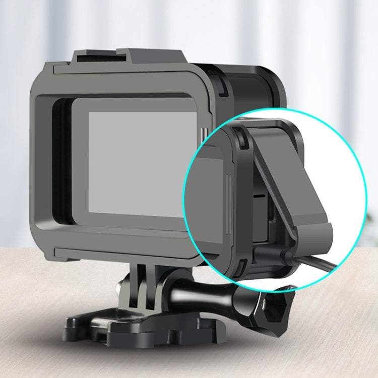 RUIGPRO for GoPro HERO8 Black Standard Border PC ABS Frame Mount Protective Case – Durable Build, Easy to Use