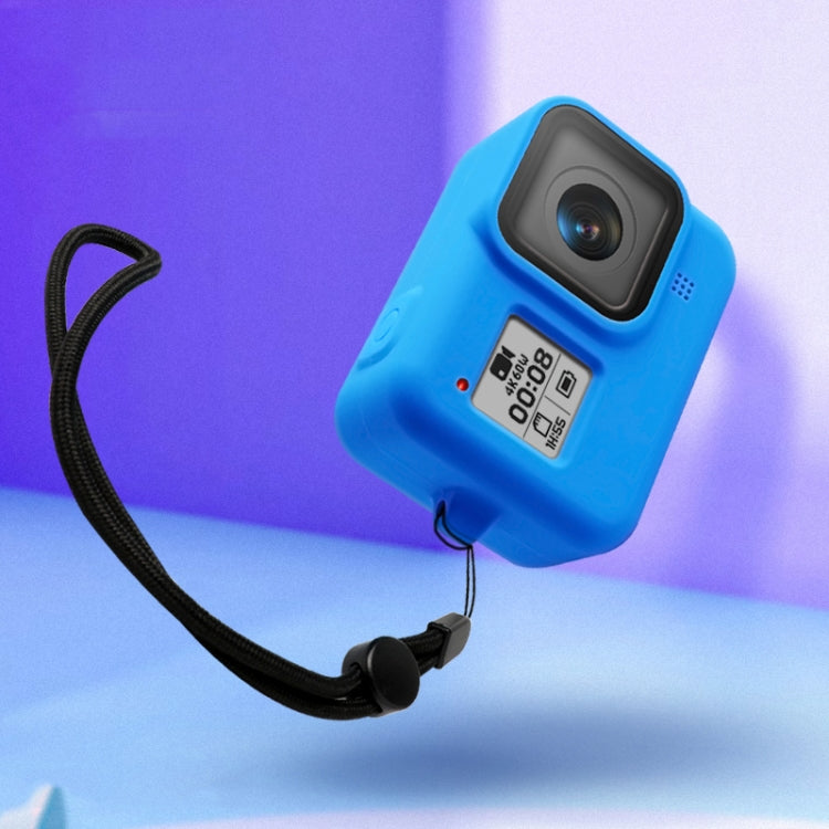 Silicone Protective Case Cover with Wrist Strap for GoPro HERO8 Black – Durable Build, Easy to Use, For GoPro HERO8 Black