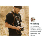 Quick Release Anti-Slip Shoulder Leather Harness Camera Strap with Metal Hook for SLR / DSLR Cameras (Left Shoulder), Left Shoulder, Right Shoulder
