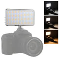 LED011S Pocket 180 LEDs Professional Vlogging Photography Video & Photo Studio Light with OLED Display & Cold Shoe Adapter Mount for Canon / Nikon DSLR Cameras, 180 LED 180 LED
