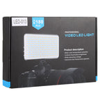 LED-013 Pocket 112 LEDs Professional Vlogging Photography Video & Photo Studio Light with OLED Display & Cold Shoe Adapter Mount for Canon / Nikon DSLR Cameras, 112 LED – Durable Build, Easy to Use