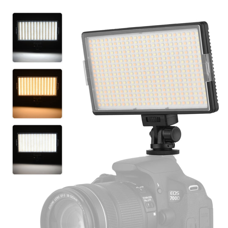 LED01 416 LEDs 3600LM Professional Vlogging Photography Video & Photo Studio Light for Canon / Nikon DSLR Cameras, 416 LED 416 LED