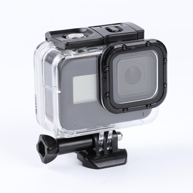 45m Waterproof Housing Protective Case with Buckle Basic Mount & Screw – Waterproof, For GoPro HERO8 Black