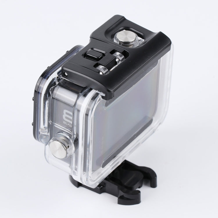 45m Waterproof Housing Protective Case with Buckle Basic Mount & Screw – Waterproof, For GoPro HERO8 Black