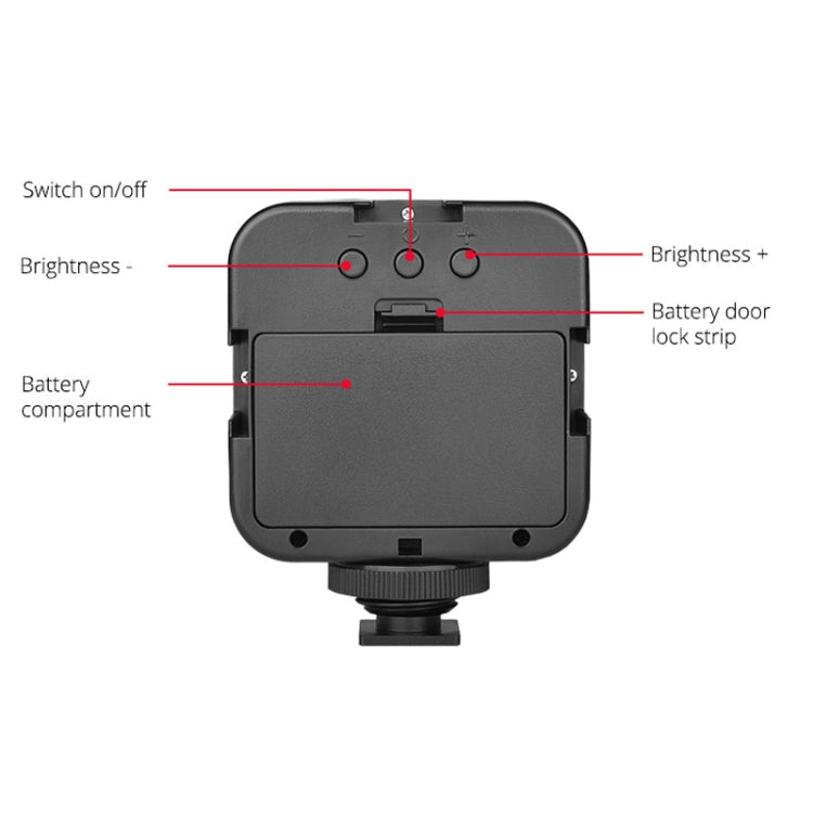 YELANGU LED01 49 LED Video Light for Camera / Video Camcorder, Video Light