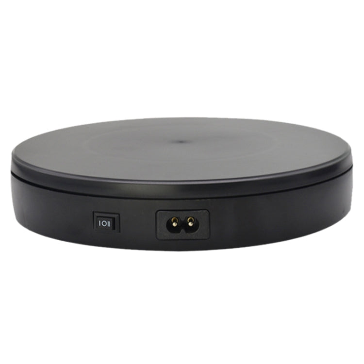 22cm Electric Rotating Turntable Display Stand Live Video Shooting Props Turntable Jewelry Shoes Display Platform, US Plug, 22cm(Black), 22cm(White) 22cm(Black) Black