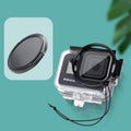 RUIGPRO for GoPro HERO8 58mm Filter Adapter Ring + Waterproof Case with Lens Cap – Waterproof