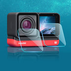 Lens + LCD Display Tempered Glass Film for Insta 360 One R 4K, For Insta 360 One R 4K For Insta 360 One R 4K