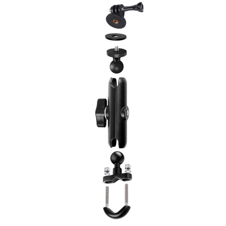 9cm Connecting Rod 20mm Ball Head Motorcycle Handlebar Fixed Mount Holder with Tripod Adapter & Screw for GoPro, Insta360, DJI and Other Action Cameras, 9.5cm Connecting Rod Holder – Durable Build, Easy to Use