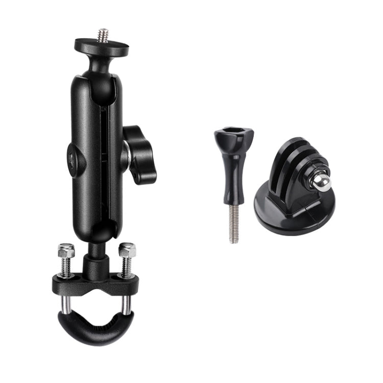 9cm Connecting Rod 20mm Ball Head Motorcycle Handlebar Fixed Mount Holder with Tripod Adapter & Screw for GoPro, Insta360, DJI and Other Action Cameras, 9.5cm Connecting Rod Holder – Durable Build, Easy to Use