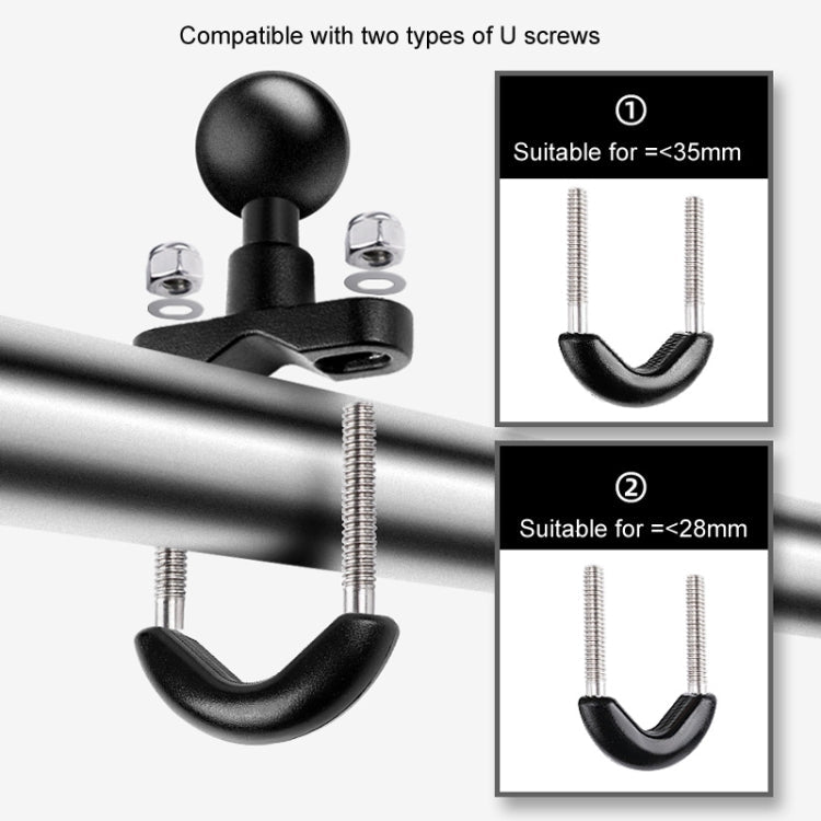 9cm Connecting Rod 20mm Ball Head Motorcycle Handlebar Fixed Mount Holder with Tripod Adapter & Screw for GoPro, Insta360, DJI and Other Action Cameras, 9.5cm Connecting Rod Holder – Durable Build, Easy to Use