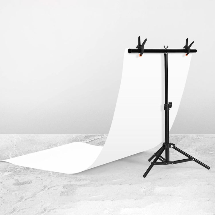 70x75cm T-Shape Photo Studio Background Support Stand Backdrop Crossbar Bracket Kit with Clips, No Backdrop, 70x75cm 70x75cm