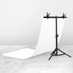 70x75cm T-Shape Photo Studio Background Support Stand Backdrop Crossbar Bracket Kit with Clips, No Backdrop, 70x75cm 70x75cm