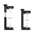 YICHUANG JH-01 Aluminum Alloy Phone Tripod Clip Holder Clamp Adapter for 65-95cm