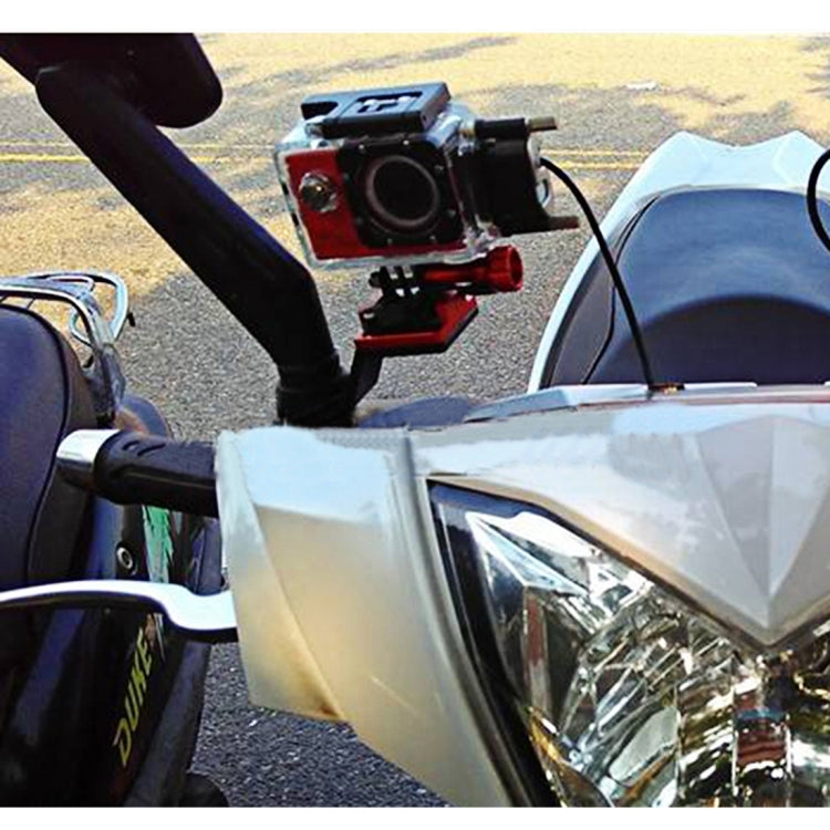 Motorcycle Rearview Mirror CNC Aluminum Alloy Stent Fixed Bracket Holder for GoPro, Insta360, DJI and Other Action Cameras – Aluminum Alloy