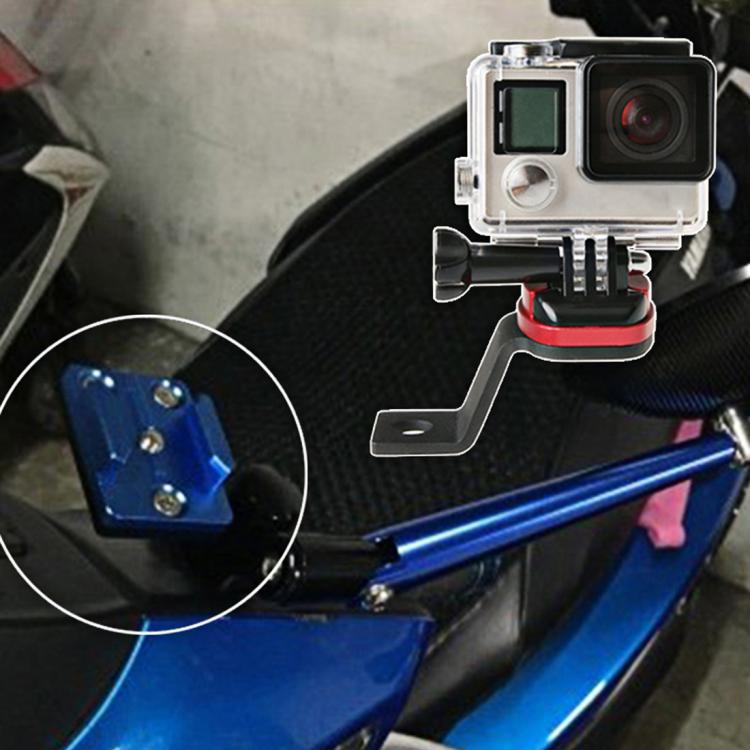 Motorcycle Rearview Mirror CNC Aluminum Alloy Stent Fixed Bracket Holder for GoPro, Insta360, DJI and Other Action Cameras – Aluminum Alloy