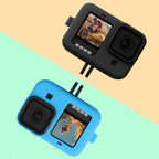 / HERO9 Black Silicone Protective Case Cover with Wrist Strap & Lens Cover – Durable Build, Easy to Use, For GoPro HERO10 Black