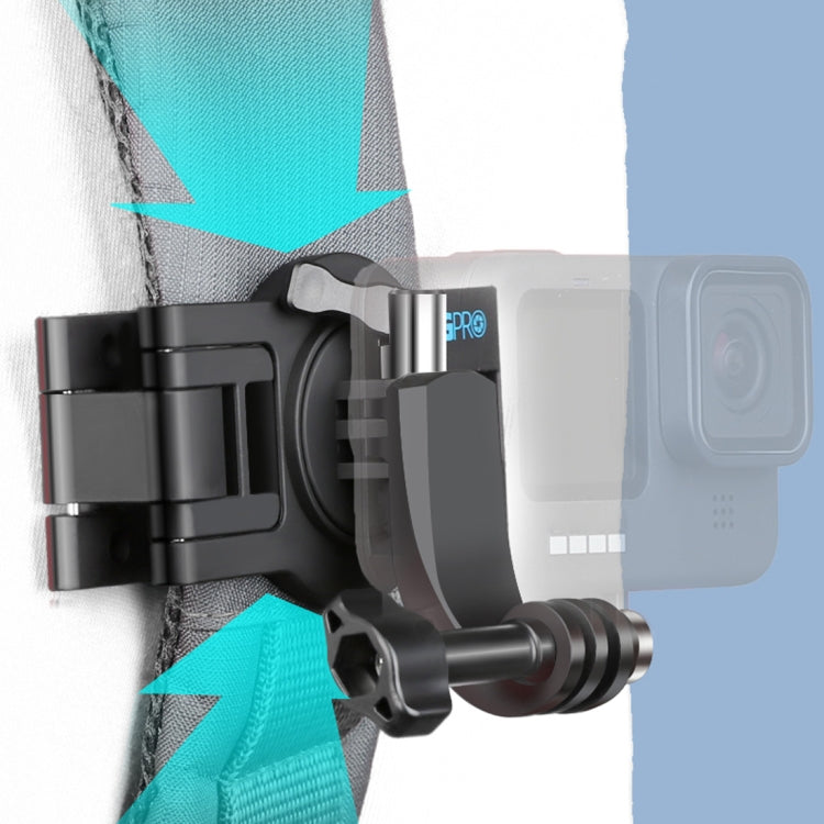 RUIGPRO 360 Degree Rotating Quick Release Strap Mount Shoulder Backpack Mount for GoPro, Insta360, DJI and Other Action Cameras – Durable Build, Easy to Use