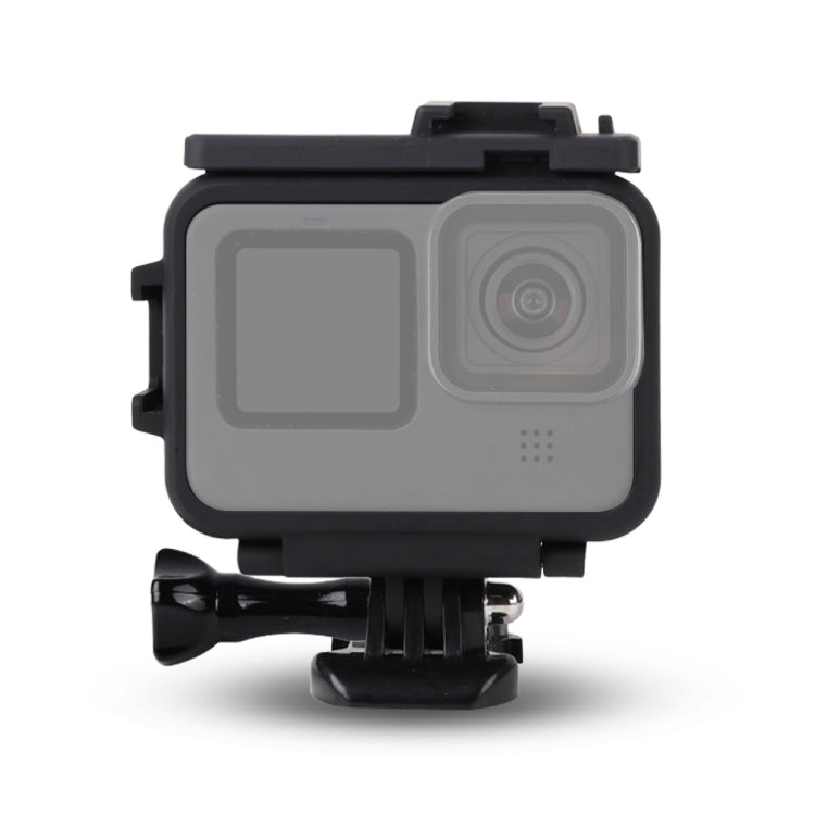 For GoPro HERO10 Black / HERO9 Black Plastic Frame Mount Protective Case with Base Buckle & Long Screw, Plastic Frame – Durable Build, Easy to Use