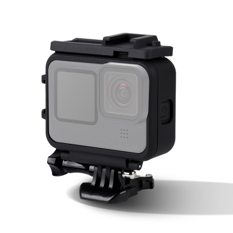 For GoPro HERO10 Black / HERO9 Black Plastic Frame Mount Protective Case with Base Buckle & Long Screw, Plastic Frame – Durable Build, Easy to Use