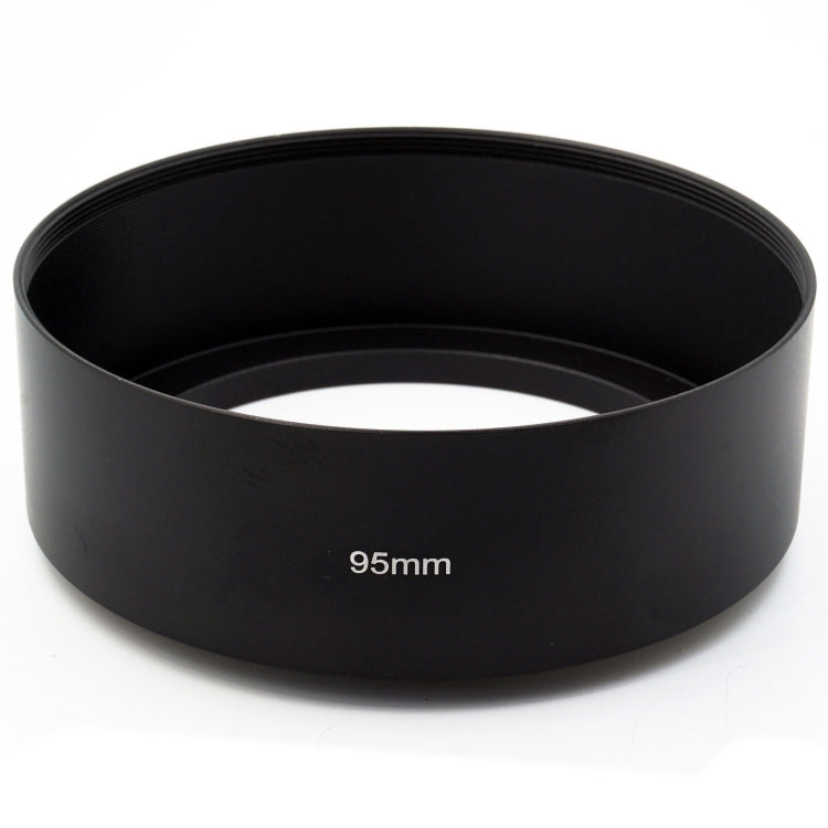 95mm Thread Type Straight Tube Full Metal Lens Hood Shade for Medium Telephoto Lens, 95mm – Durable Build, Easy to Use