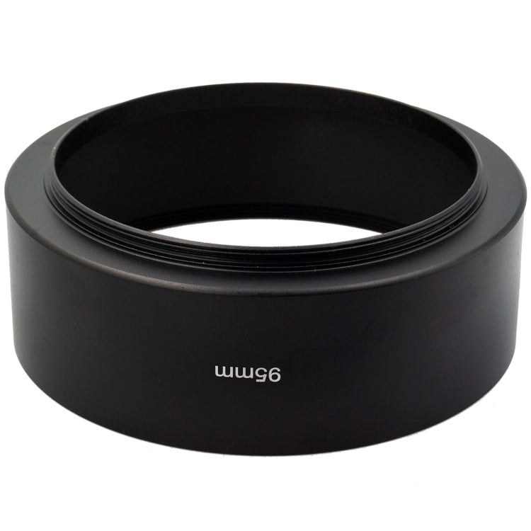 95mm Thread Type Straight Tube Full Metal Lens Hood Shade for Medium Telephoto Lens, 95mm – Durable Build, Easy to Use