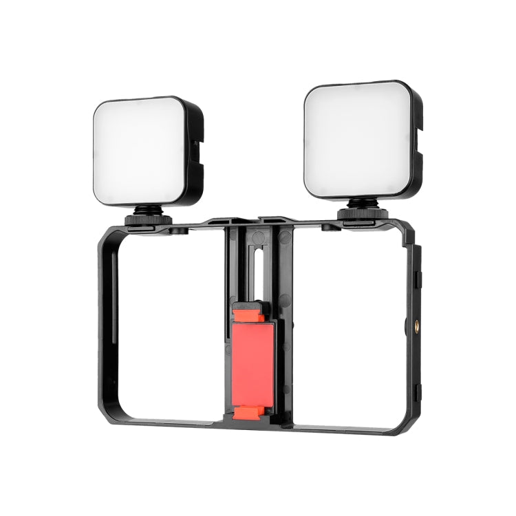 YELANGU PC201 YLG1801A Vlogging Live Broadcast LED Selfie Light Smartphone Video Rig Handle Stabilizer Plastic Bracket Kits, PC201 – Durable Build, Easy to Use