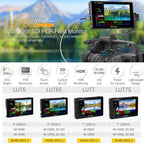 FEELWORLD LUT6S 1920x1080 2600 nits 6 inch IPS Screen HDMI 4K Touch Screen SDI HDI Camera Field Monitor, LUT6S