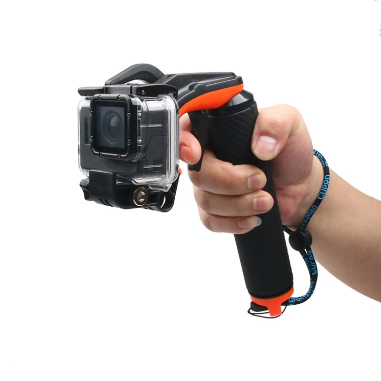 Shutter Trigger + Floating Hand Grip Diving Buoyancy Stick with Adjustable Anti-lost Strap & Screw & Wrench for GoPro HERO7 /6 Black /5 Black, Shutter Trigger – Waterproof