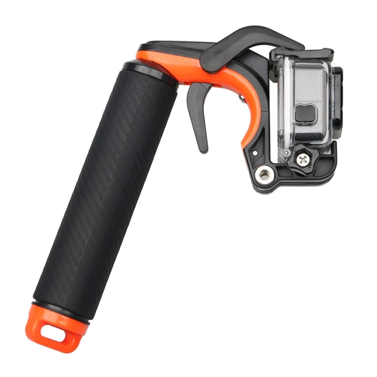 Shutter Trigger + Floating Hand Grip Diving Buoyancy Stick with Adjustable Anti-lost Strap & Screw & Wrench for GoPro HERO7 /6 Black /5 Black, Shutter Trigger – Waterproof