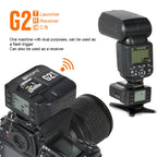 TRIOPO G2 Wireless Flash Trigger 2.4G Receiving / Transmitting Dual Purpose TTL High-speed Trigger for Nikon Camera, G2 For Nikon Camera