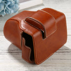 PU Leather Camera Full Body Case Bag with Strap for FUJIFILM X-T200 (15-45mm Lens), For FUJI X-T200