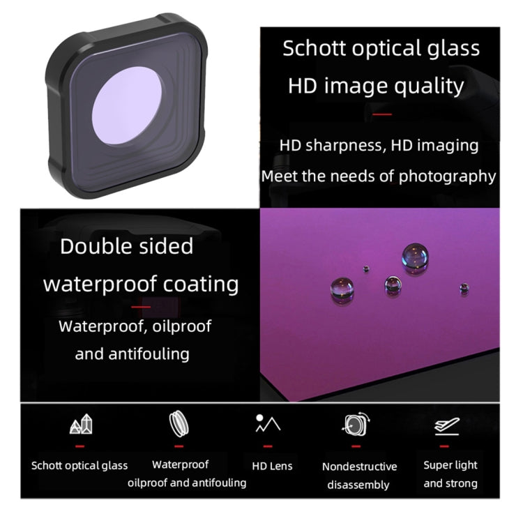JSR KB Series Star Effect Lens Filter for GoPro HERO13 Black /12 Black /11 Black /10 Black /9 Black, Star – Durable Build, Easy to Use