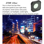 JSR KB Series Star Effect Lens Filter for GoPro HERO13 Black /12 Black /11 Black /10 Black /9 Black, Star – Durable Build, Easy to Use