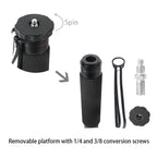 BEXIN P306C Portable Travel Outdoor DSLR Camera Carbon Fiber Monopod Holder, P306C