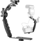 L-Shaped Aluminum Flash Bracket Camera Holder, L-Shaped L-Shaped