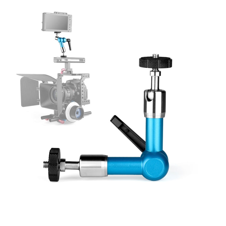 YELANGU 7 inch Adjustable Friction Articulating Magic Arm, 7 inch 7 inch Blue