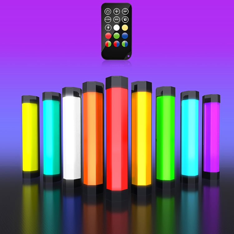 LUXCeO RGB Colorful Photo LED Stick Video Light APP Control Adjustable Color Temperature Waterproof Handheld LED Fill Light with Remote Control, P200 RGB P200 RGB