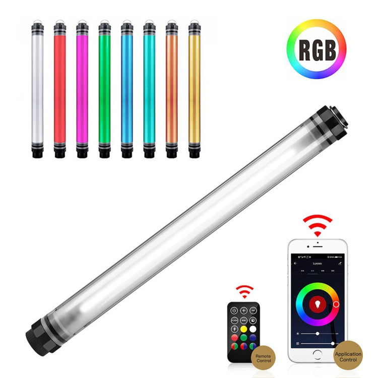 LUXCeO P7RGB Pro Colorful Photo LED Stick Video Light APP Control Adjustable Color Temperature Waterproof Handheld LED Fill Light with Remote Control, P7RGB Pro P7RGB Pro