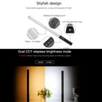 LUXCeO Q508S Dual Color Temperature 1000LM Photo LED Stick Video Light Handheld LED Fill Light Flash Lighting Lamp, Q508S