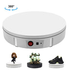 30cm Electric Rotating Turntable Display Stand Video Shooting Props Turntable for Photography, Load: 100kg, US Plug, 30cm, US Plug 30cm, US Plug White