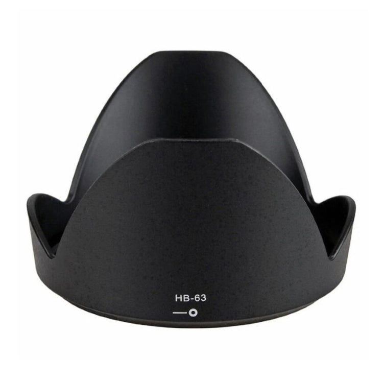 HB-63 Lens Hood Shade for Nikon 24-85mm f/3.5-4.5G ED VR Lens, HB-63 HB-63